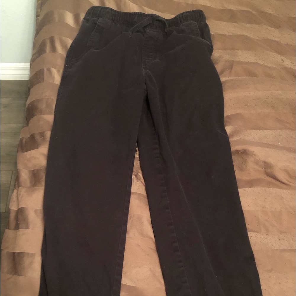 Wonder Nation Black Elastic Waist Pants